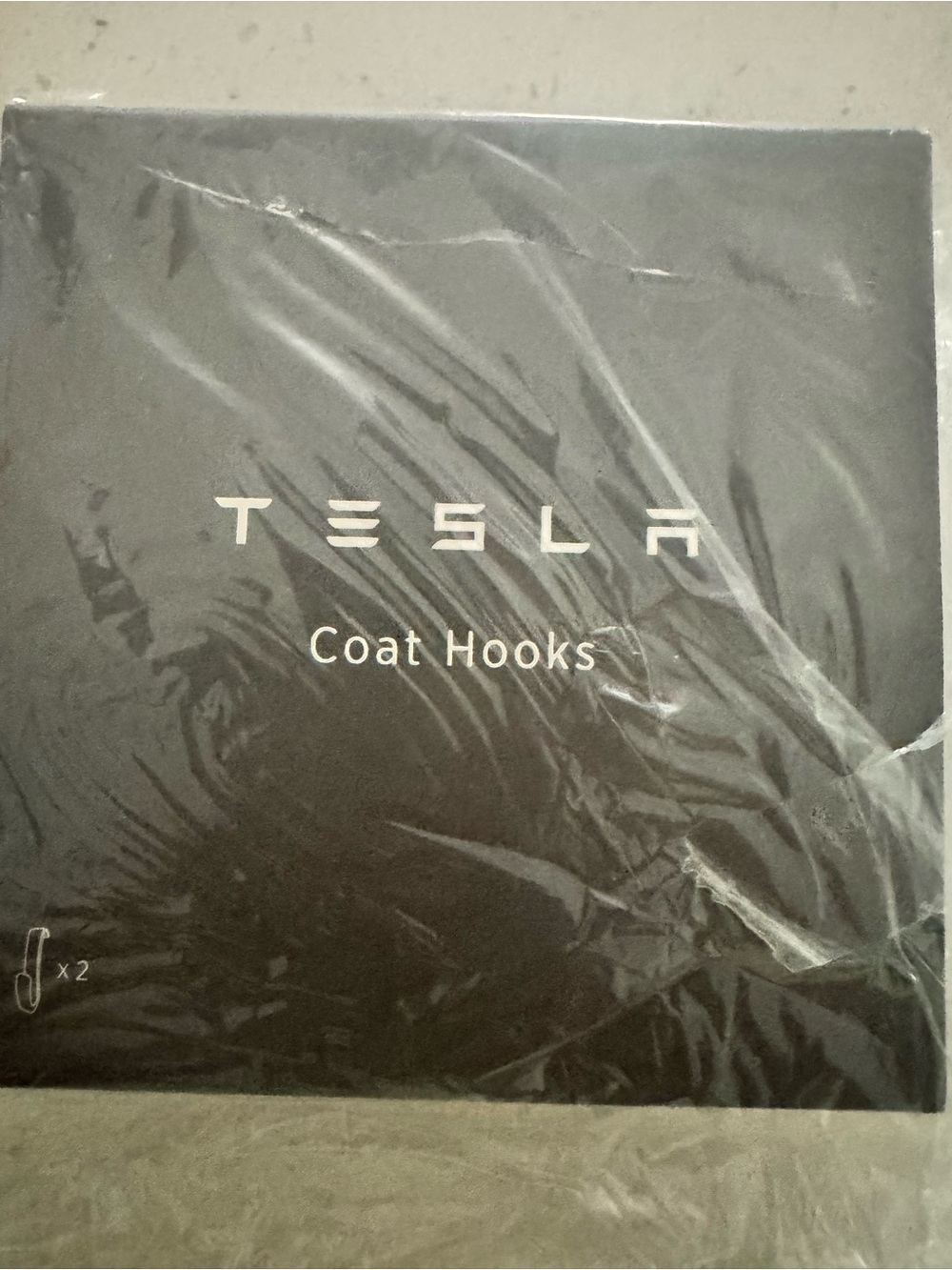 Tesla Black Coat Hooks